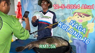 Ahad 12-5-2024 Sekali lagi tabong naga pecah di kolong 16 KOLAM 1 DELEK #sportsfishing #grouper