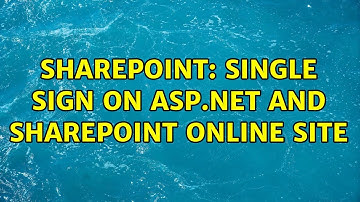 Sharepoint: Single Sign On Asp.Net and SharePoint Online Site