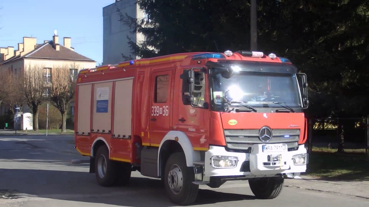 Dojazd zastępów do pożaru mieszkania - 334[M]21,25,53 i 339[M]36 / JRG 4 i OSP Pionki
