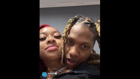 Lil Durk & India Royale Live on IG 2/29/22