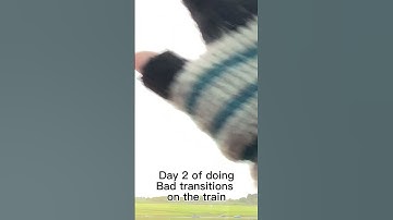 Day 2 of doing bad transitions on the train