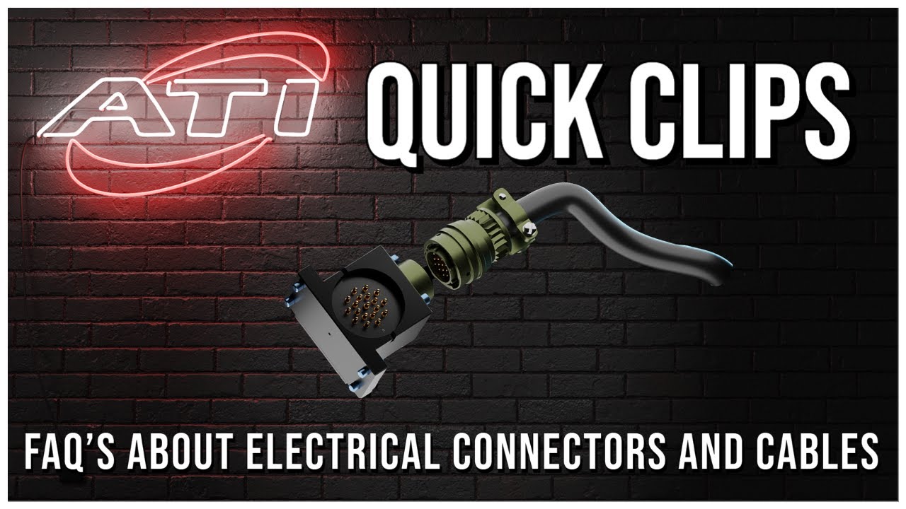ATI Quick Clips FAQs Electrical Module Connectors and Cables YouTube