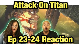 Annie Stikes Back! Attack On Titan Season 1 Reaction Episode 23 x 24 | AOT Sub Review