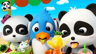 ไปทะเลร้อนจังเลย | มาดื่มน้ำผลไม้หลากหลายสีกัน | เพลงเด็ก | เบบี้บัส | Kids Song | BabyBus