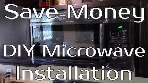 How To Install An Over Range Microwave - Easy Step By Step Guide To Save You Money