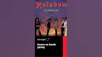 Rainbow songs from every album #voicetrace #shorts