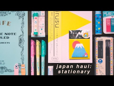 my Japan haul: art supply and stationery edition 💖 I can't wait to us