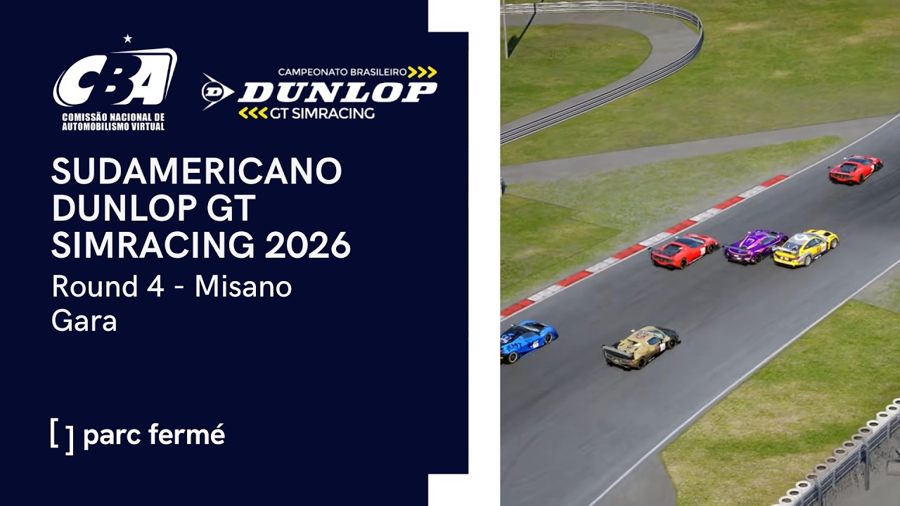 CBA Sudamericano Dunlop GT Simrace | Round 4: Misano – Gara
