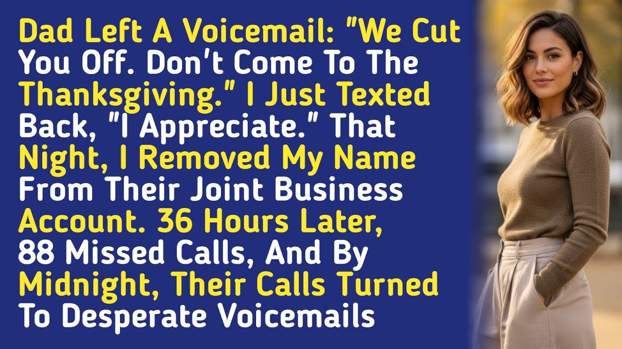 Dad Left A Voicemail: “We Cut You Off. Don’t Come To The Thanksgiving.” I Just Texted Back,