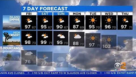 CBS2 THIS MORNING ALEX BISTON WEATHER FORECAST JULY 23