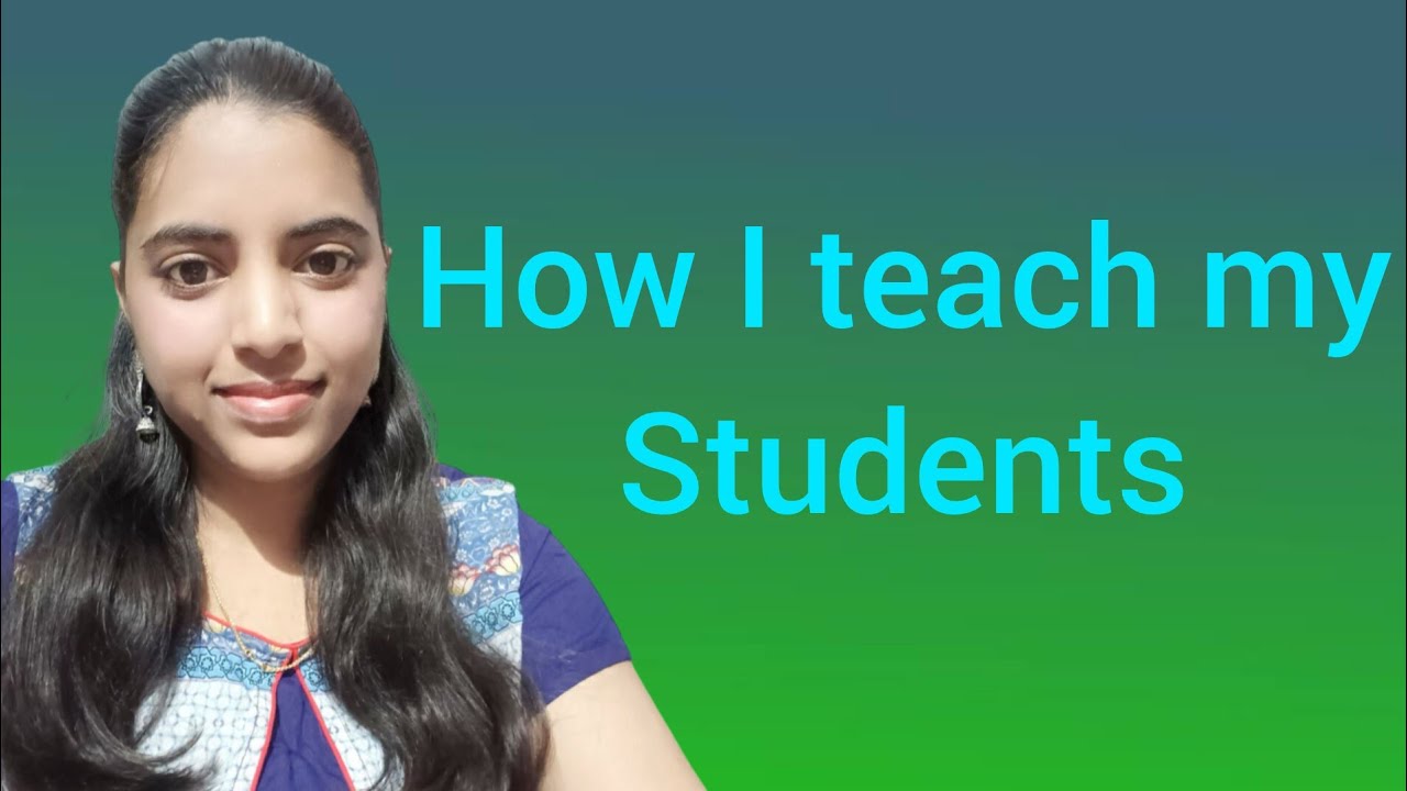 How I teach my Students Online - YouTube