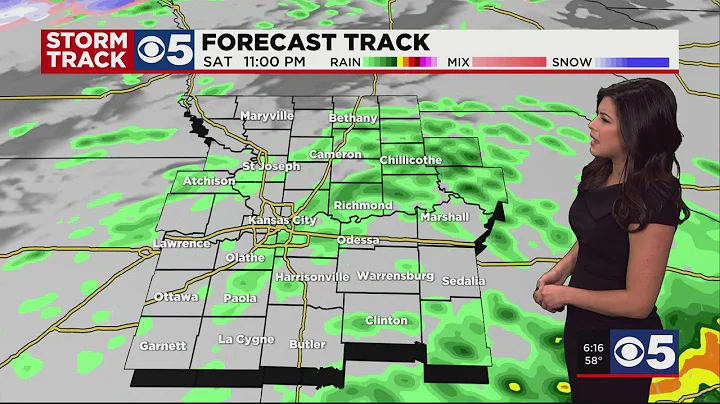 FORECAST: Scattered showers possible later Saturday night, quiet weather beginning Sunday