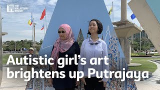 Autistic girl’s art brightens up Putrajaya