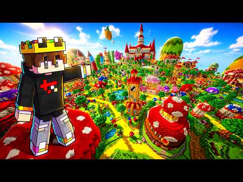 We Built The ENTIRE Mushroom Kingdom In Minecraft!