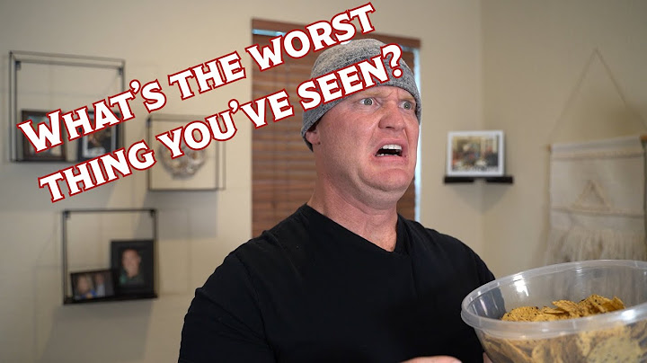 When people ask First Responders "What's the worst thing you've seen?"