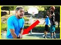 ELECTRIC SHOCK COLLAR 2v2 IRL BASKETBALL CHALLENGE!!