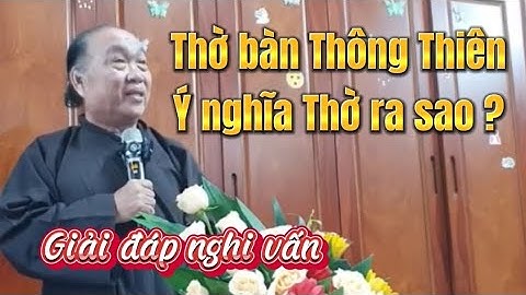 Ba ngôi thờ cúng của tín đồ PGHH ý nghĩa ra sao ?