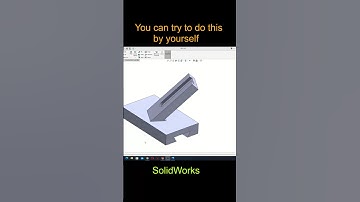 SolidWorks Exercise animation #solidworks #holewizard  #animation #shorts #automobile #3dprinting