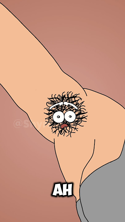 Apa Penyebab Bulu Ketiak Tebal pada Wanita? #animasi #lucu