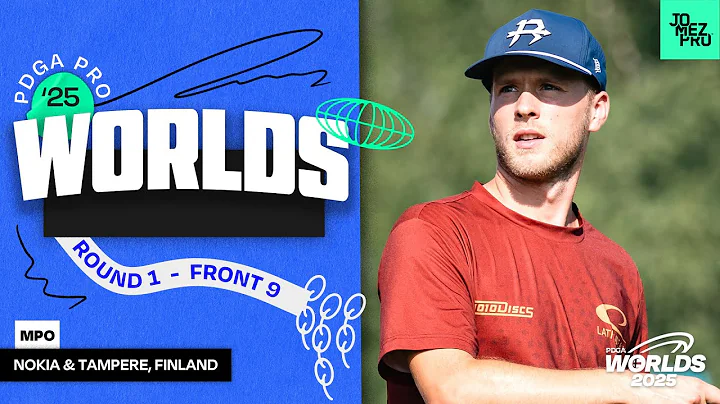 2025 PDGA Pro Worlds | MPO R1F9 | Robinson, Anttila, Heimburg, Lizotte | Jomez Disc Golf