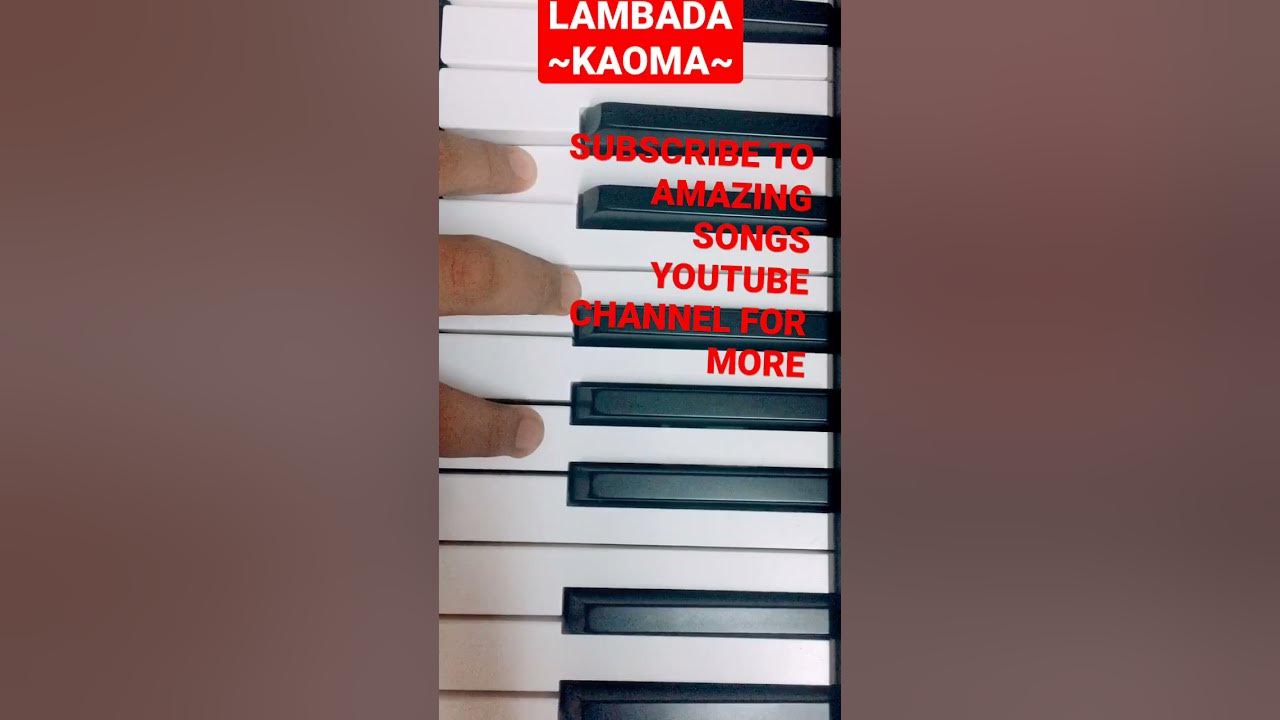 LAMBADA | KAOMA | PLAYED BY AMAZING SONGS YOUTUBE CHANNEL