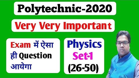 Jharkhand Polytechnic / bihar Polytechnic / up polytechnic / Delhi polytechnic / mp / physics