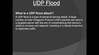 Flooding Attack (TCP & UDP)