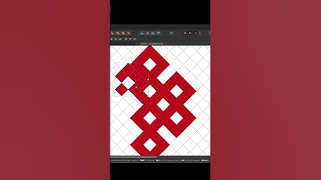 Drawing the Buddhist Endless Knot in Affinity Designer #speedart  #affinitydesigner