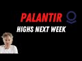 PALANTIR STOCK FORECAST (NEXT WEEK WILL BE VOLATILE FOR PLTR STOCK)