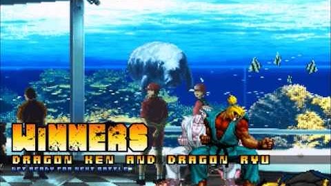 Dragon Ken and Dragon Ryu BrokenMugen 1.0 Arcade Playthrough