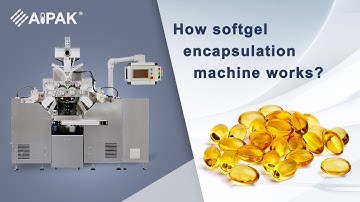 How softgel encapsulation machine works?