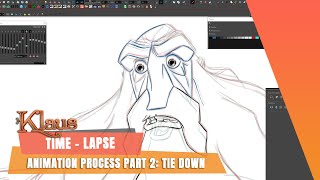 KLAUS | 2D Animation Time  Lapse  Part 2: Tiedown