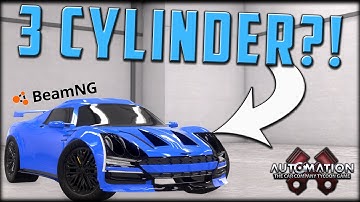 Making A 3 Cylinder Supercar!? Automation - BeamNG