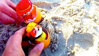 Инопланетный щенячий патруль в летающих капсулах спасает машинки в горах Инопланетный щенячий патруль в летающих капсулах спасает машинки в горах