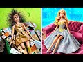 Fakirden Zengine 💎✨ Yoksul Barbie Evlat Edinilir ve Değişir! Şık Dönüşüm İpuçları 123 GO! School