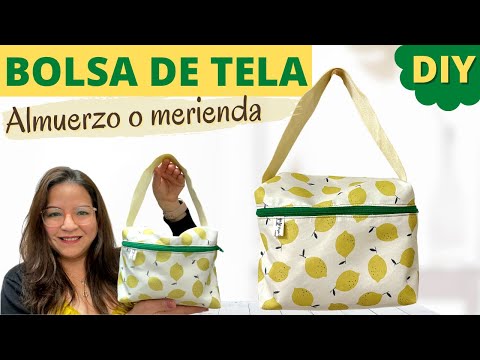 Bolsa merienda, Bolsa almuerzo, De tela