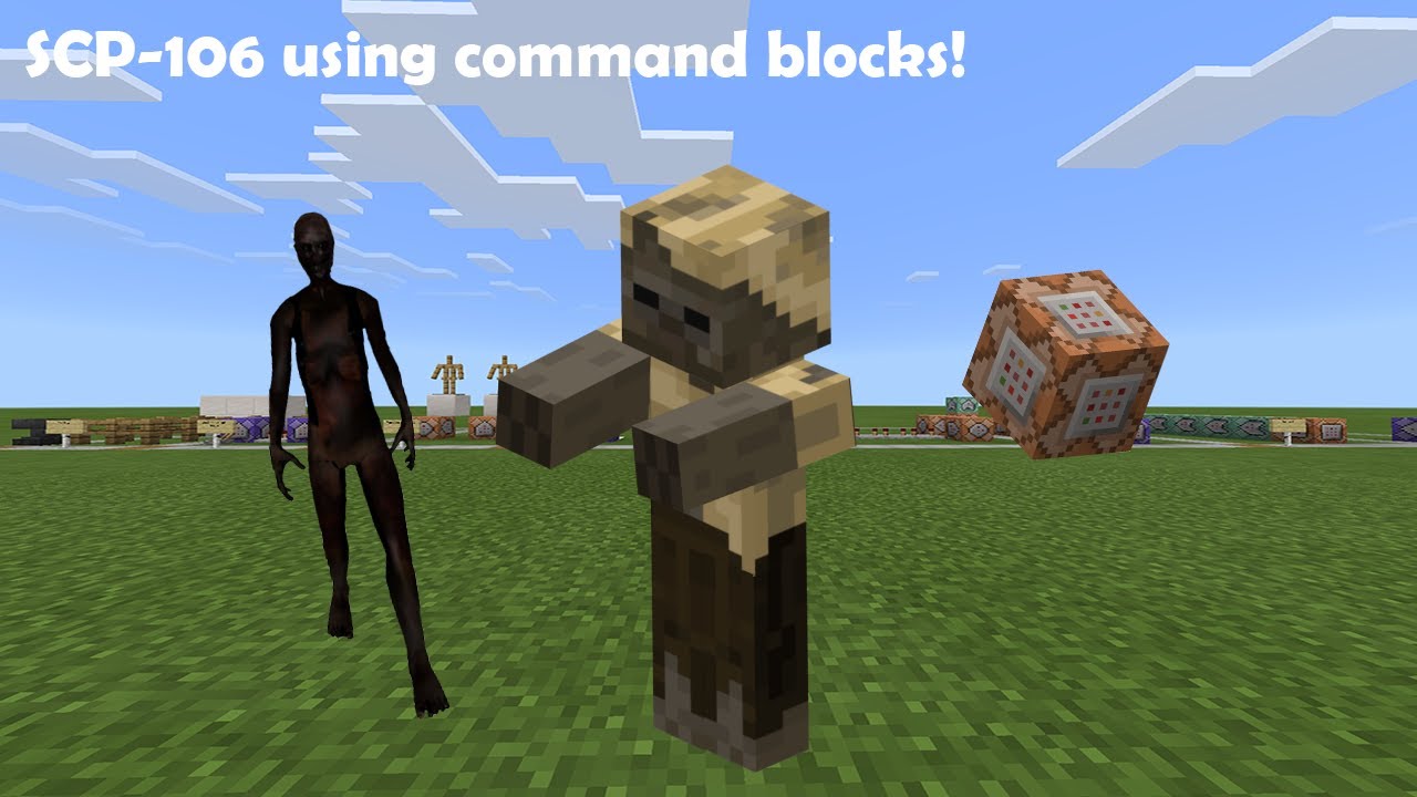 I made SCP-173 in Minecraft using command blocks and a resource pack! :  r/MinecraftCommands