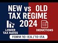 Understanding Old vs New Tax Regime (Section 115BAC) | Finance Act 2023 | Form 10-IEA Explained