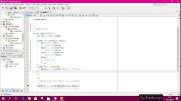 Program Stack Pada Aplikasi Netbeans