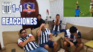 ALIANZA LIMA 1 - COLO COLO 1 | REACCIONES LOS3PE | COPA LIBERTADORES 2024