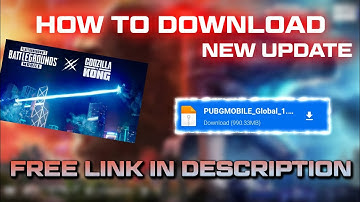 HOW TO DOWNLOAD AND INSTALL NEW UPDATE 1.4.0 OF PUBG MOBILE 🔥 • GODZILLA VS KONG MODE • FREE LINK 🔥
