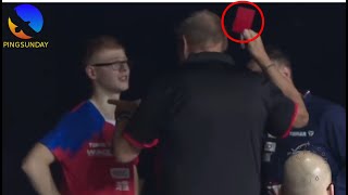 Felix Lebrun is disqualified due to a bad behavior in 2024