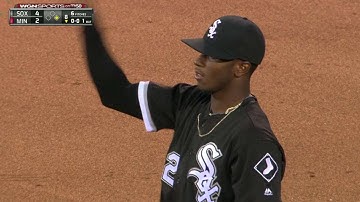 CWS@MIN: Sanchez goes to his right, makes fine stop