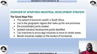ECONOMIC GEOGRAPHY LESSON 9 GRADE 12  STRATEGIES OF DEVELOPEMENT