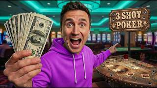 Celebrity I Gambled $1000 on "3 Shot Poker"! Wealth