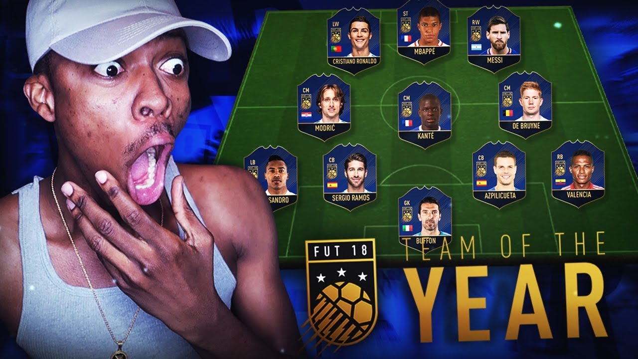 Fifa 18 Team Of The Year Fifa 18 Team Of The Year