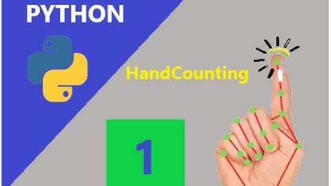 Finger Detection and Counting using OpenCV Python - Jeevanantham