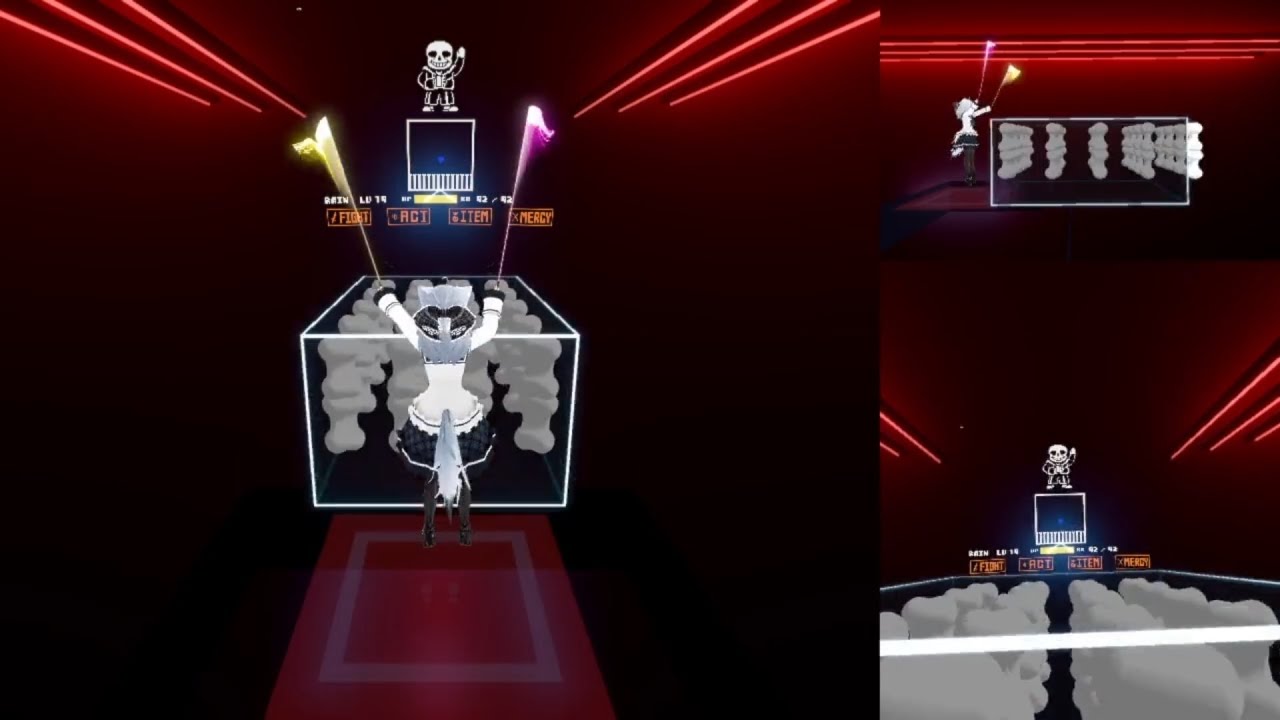 [BeatSaber] megalovania - sans fight dodge map