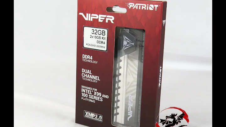 Unboxing & Overview of the Patriot Viper Elite DDR4 32GB Kit PVE432G280C6KGY