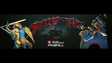 Swords of Fury (Williams 1988) Virtual Pinball Topper / Full DMD 1280x390